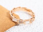 [Eternal Jewelry]SERPENTI RING PINK GOLD DIAMOND MOP 3MM - Image 9