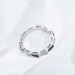 [Eternal Jewelry]SERPENTI RING SILVER  DIAMOND BLACK MOP 3MM - Image 6