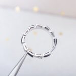 [Eternal Jewelry]SERPENTI RING SILVER  DIAMOND BLACK MOP 3MM - Image 8