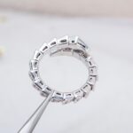 [Eternal Jewelry]SERPENTI RING SILVER DIAMOND PAVED 4MM - Image 6