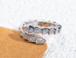 [Eternal Jewelry]SERPENTI RING SILVER DIAMOND PAVED 4MM - Image 8