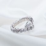 [Eternal Jewelry]SERPENTI RING SILVER DIAMOND PAVED 4MM - Image 10