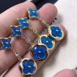 [Eternal Jewelry]STAR AND SUN AGATE DIAMOND EARRINGS