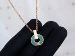 [Eternal Jewelry]GARI NECKLACE PINK GOLD MALACHITE - Image 4