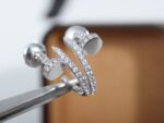 [Eternal Jewelry]JUSTE EARRINGS 12.75MM SILVER DIAMOND - Image 8