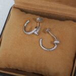 [Eternal Jewelry]JUSTE EARRINGS 12.75MM SILVER DIAMOND - Image 10