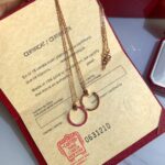 [Eternal Jewelry]JUSTE NECKLACE GOLD RED DIAMONDS - Image 4