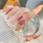 [Eternal Jewelry]TWIN BUTTERFLY DIAMOND RING - Image 4