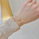 [Eternal Jewelry]STAR 1 DIAMOND PINK GOLD BRACELET - Image 8