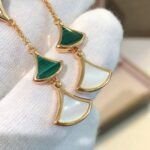 [Eternal Jewelry]DREAM EARRINGS 3 MOTIFS MALACHITE MOP PINK GOLD - Image 6
