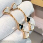 [Eternal Jewelry]DREAM EARRINGS 3 MOTIFS ONYX MOP PINK GOLD - Image 4