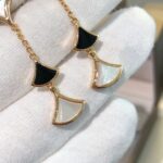 [Eternal Jewelry]DREAM EARRINGS 3 MOTIFS ONYX MOP PINK GOLD - Image 5