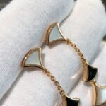 [Eternal Jewelry]DREAM EARRINGS 3 MOTIFS ONYX MOP PINK GOLD - Image 6