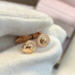 [Eternal Jewelry]DREAM EARRINGS 3 MOTIFS ONYX MOP PINK GOLD - Image 7