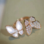[Eternal Jewelry]TWIN BUTTERFLY DIAMOND MOP RING - Image 2
