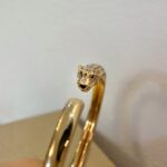 [Eternal Jewelry]PANTHERE GOLD DIAMOND OPEN BRACELET - Image 7