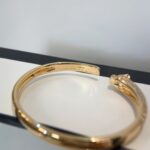 [Eternal Jewelry]PANTHERE GOLD DIAMOND OPEN BRACELET - Image 8