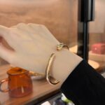 [Eternal Jewelry]PANTHERE GOLD OPEN BRACELET - Image 4