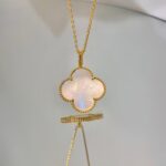 [Eternal Jewelry]CLOVER 25MM MOP LARGE PENDANT NECKLACE - Image 4