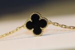 [Eternal Jewelry]CLOVER 20 MOTIFS ONYX ROSE GOLD - Image 3