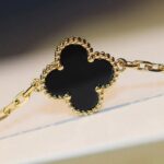 [Eternal Jewelry]CLOVER 20 MOTIFS ONYX NECKLACE - Image 5