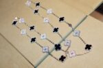 [Eternal Jewelry]CLOVER 20 MOTIFS ONYX DIAMOND SILVER - Image 2