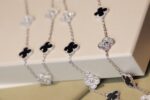 [Eternal Jewelry]CLOVER 20 MOTIFS ONYX DIAMOND SILVER - Image 3
