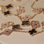 [Eternal Jewelry]CLOVER 20 MOTIFS DARK MOP DIAMOND  NECKLACE - Image 3