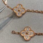 [Eternal Jewelry]CLOVER 5 MOTIFS  FULL DIAMOND BRACELET - Image 5