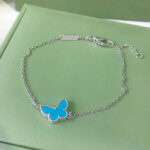 [Eternal Jewelry]BUTTERFLY TURQUOISE BUTTERFLY BRACELET SILVER - Image 2