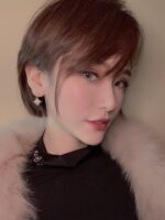 [Eternal Jewelry]DOUBLE STAR PINK GOLD MOP DROP EARRINGS - Image 4