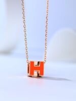 [Eternal Jewelry]H CAGE PINK GOLD NECKLACE - Image 4