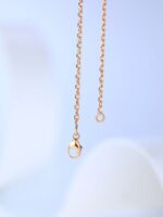 [Eternal Jewelry]H CAGE PINK GOLD NECKLACE - Image 6