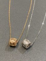 [Eternal Jewelry]PERLEE PEDANT SIVLER DIAMOND NECKLACE - Image 4