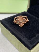 [Eternal Jewelry]CLOVER RIVERSIBLE PINK GOLD RING - Image 4