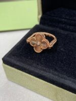 [Eternal Jewelry]CLOVER RIVERSIBLE PINK GOLD RING - Image 8