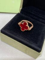 [Eternal Jewelry]CLOVER RIVERSIBLE PINK GOLD RING - Image 10