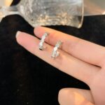[Eternal Jewelry]BEE LOVE DIAMOND HOOP EARRINGS - Image 2