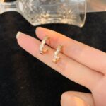 [Eternal Jewelry]BEE LOVE DIAMOND HOOP EARRINGS - Image 3