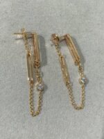 [Eternal Jewelry]CHAINE CHAOS DIAMOND DROP EARRINGS - Image 4
