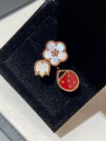 [Eternal Jewelry]LUCKY 3 MOTIF ROSE GOLD RING - Image 3