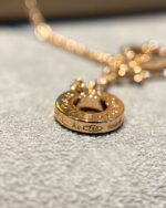 [Eternal Jewelry]DREAM MOP DIAMOND PAVED PINK GOLD NECKLACE - Image 7