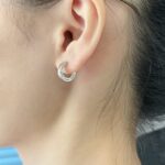 [Eternal Jewelry]LOVE DIAMOND EARRINGS - Image 4