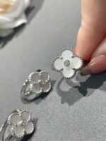 [Eternal Jewelry]CLOVER SILVER MOP DIAMOND RING - Image 5