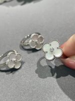 [Eternal Jewelry]CLOVER SILVER MOP DIAMOND RING - Image 6