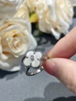 [Eternal Jewelry]CLOVER SILVER MOP DIAMOND RING - Image 7