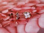 [Eternal Jewelry]STAR AND SUN PINK GOLD MOP STUD EARRINGS - Image 4