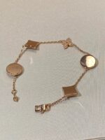 [Eternal Jewelry]STAR AND SUN 5 MOTIF MOP PINK GOLD BRACELET - Image 6