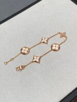 [Eternal Jewelry]STAR AND SUN 5 MOTIF MOP PINK GOLD BRACELET - Image 8