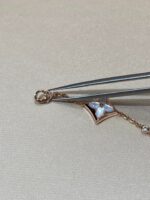 [Eternal Jewelry]STAR 4 MOTIF MOP DIAMOND PINK GOLD BRACELET - Image 5